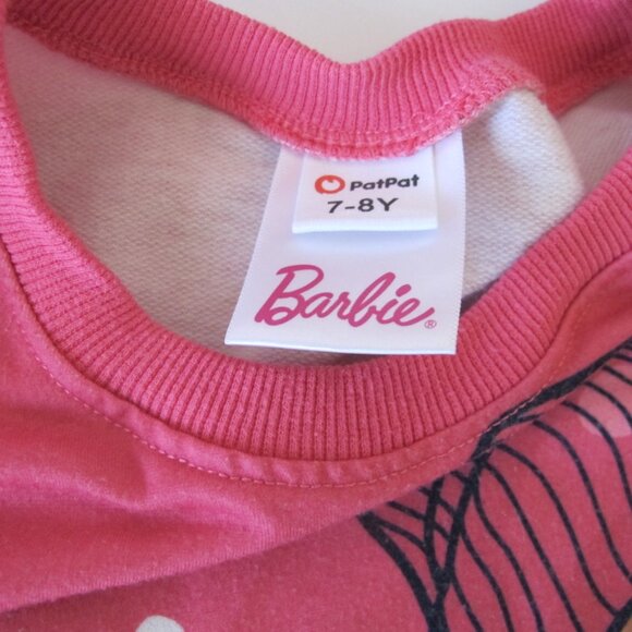 Girl's Pat Pat Barbie Winter Outfit Size 7-8Y GUC - Picture 2 of 2